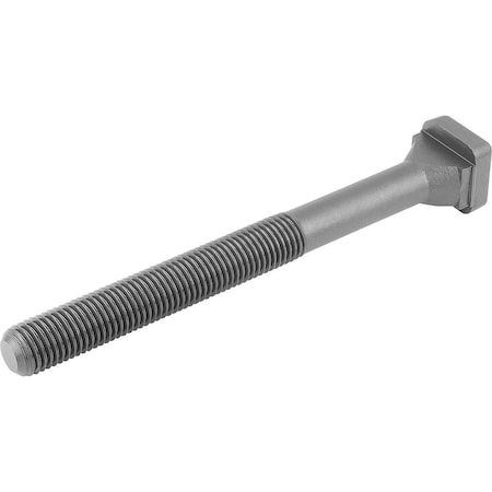 Screw For T-Slot DIN787 D1=M16X100, L=160, Carbon Steel Black